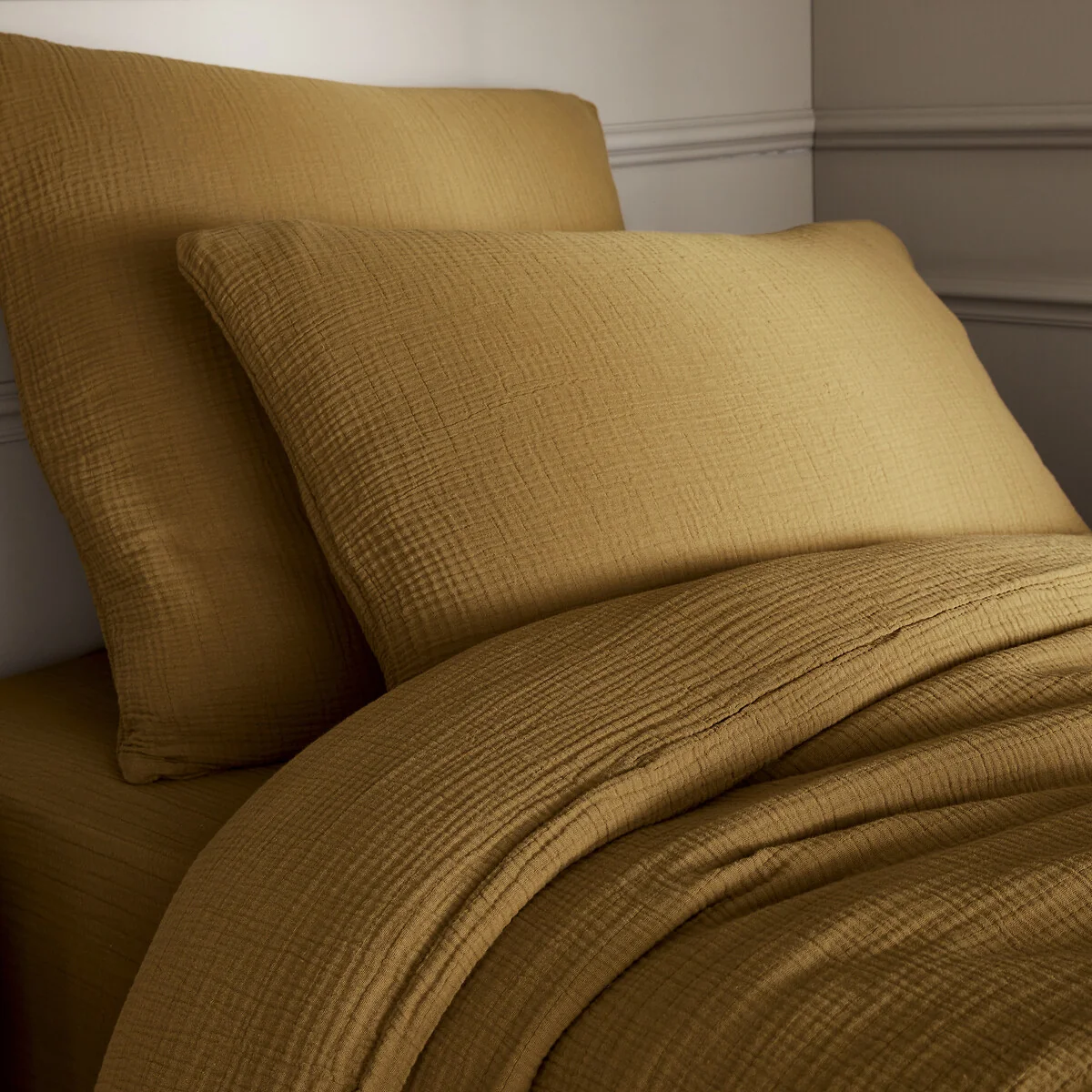 Yafa Organic Cotton Muslin 200 Thread Count Duvet Cover – image 2