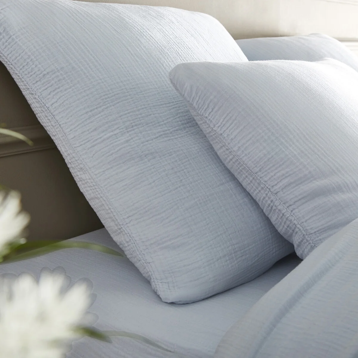 Yafa 100% Organic Cotton Muslin 200 Thread Count Duvet Cover – image 4