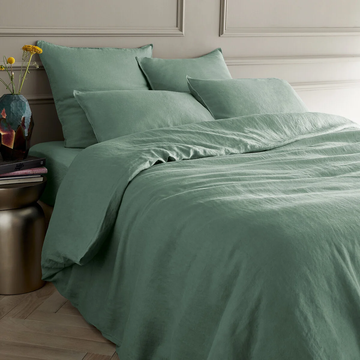 Elina Washed Linen Duvet Cover – image 1