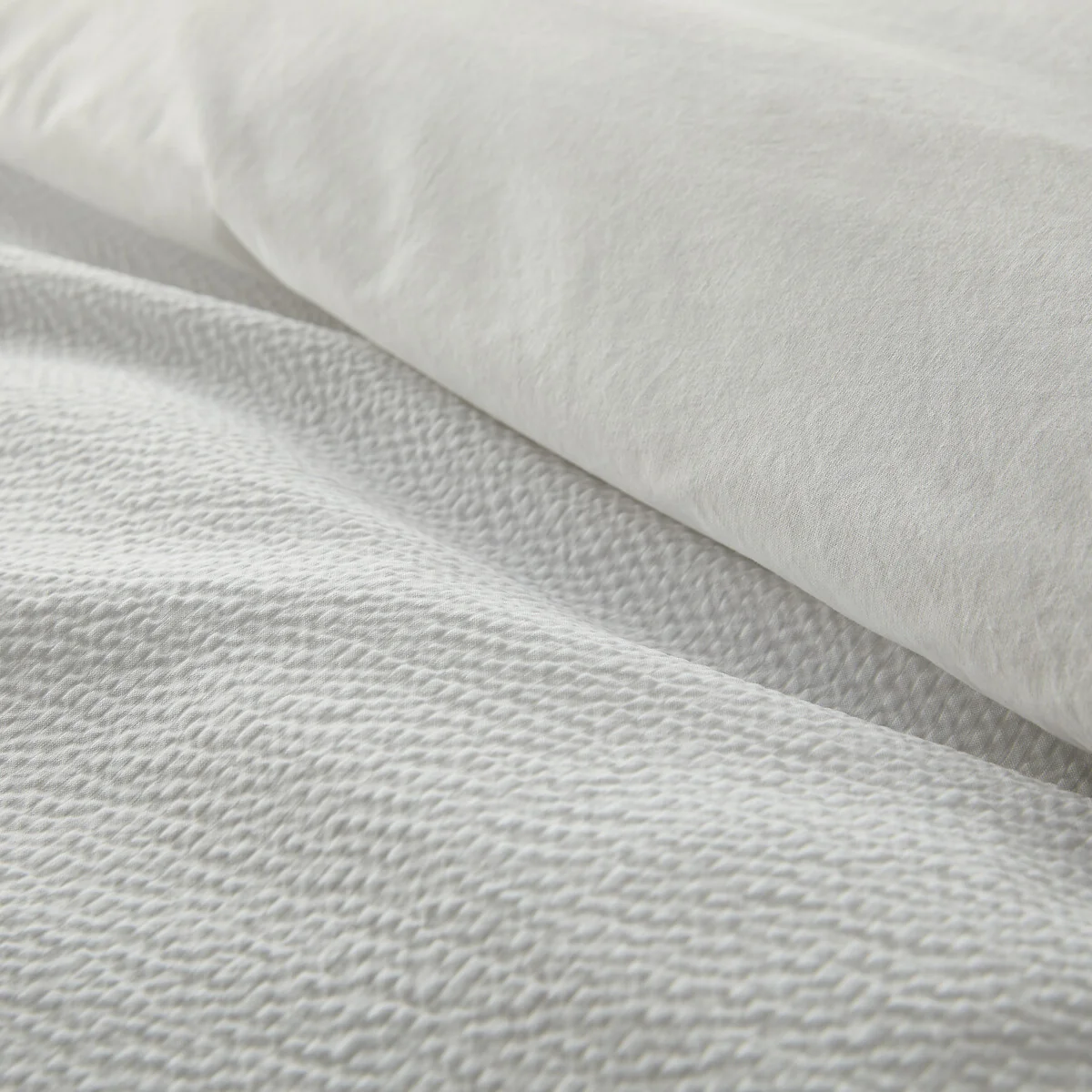 Seersucker Washed Cotton Duvet Cover – image 4