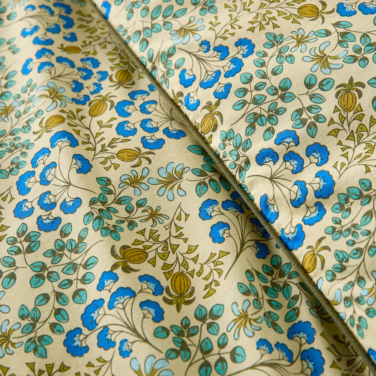 Hanoi Floral Print Washed Cotton Duvet Cover – image 4