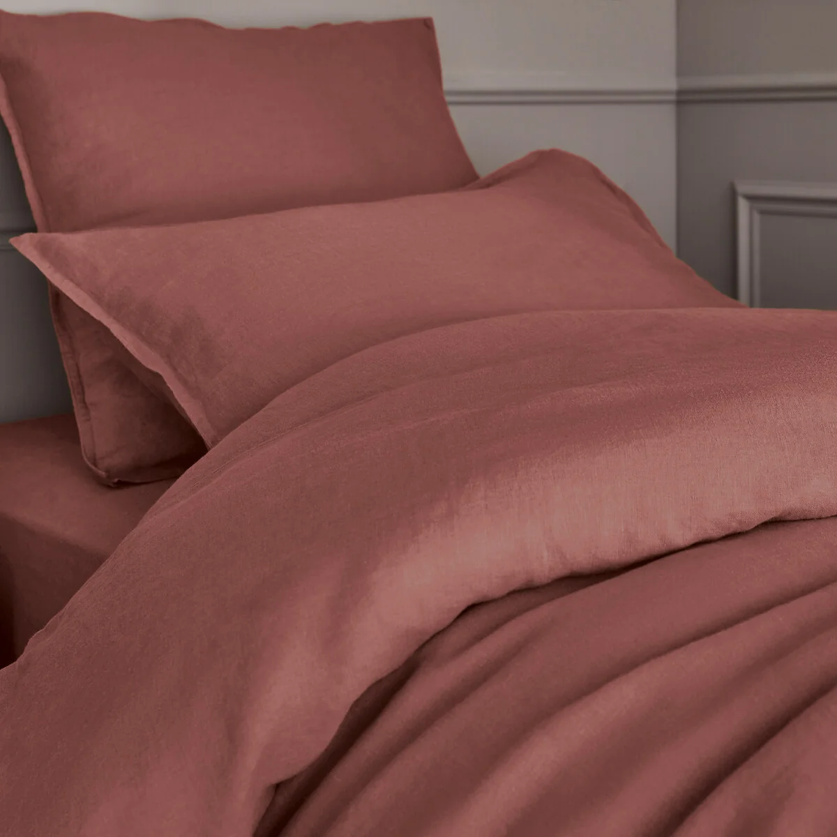 Elina 100% Washed Linen Duvet Cover – image 2