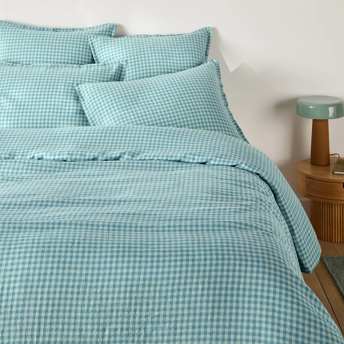 Acélie Blue Washed Linen Duvet Cover – image 3