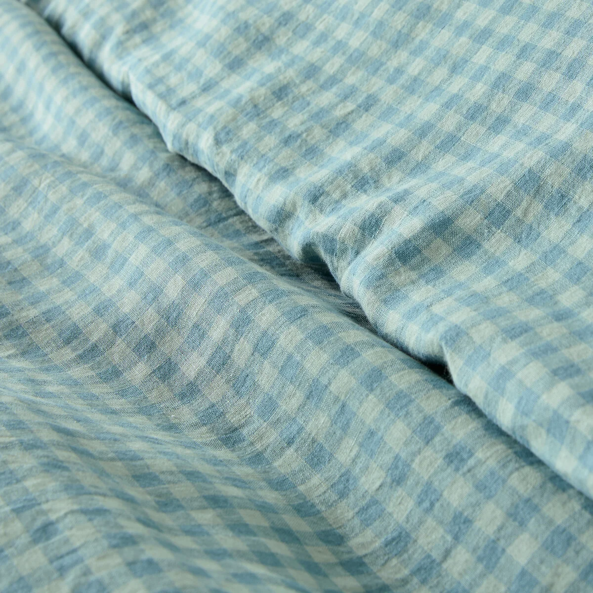 Acélie Blue Washed Linen Duvet Cover – image 4