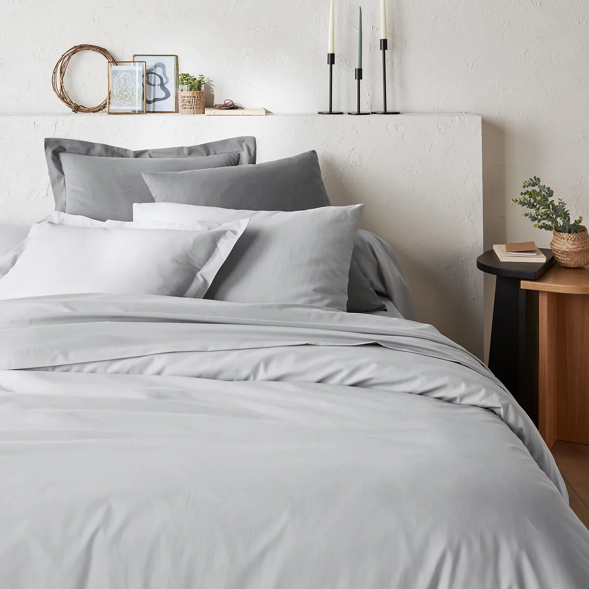 Scenario Plain 100% Organic Cotton Duvet Cover – image 1