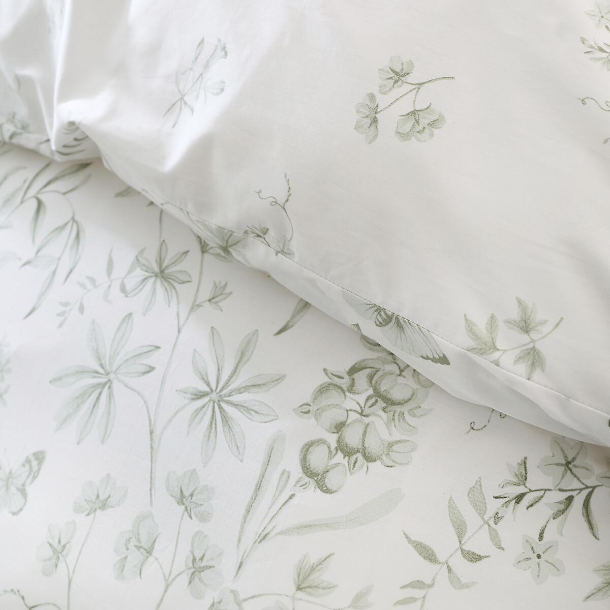 Thea Floral 200 Thread Count Cotton Reversible Duvet Cover Set – image 4