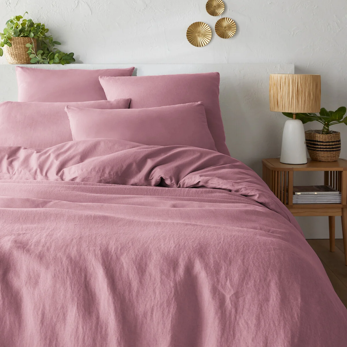 Annaba Two-Sided Washed Linen & Cotton Duvet Cover – image 2