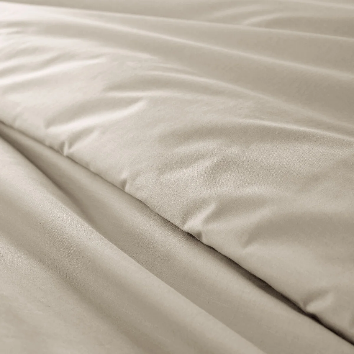Plain 100% Organic Cotton Percale 200 Thread Count Duvet Cover – image 4