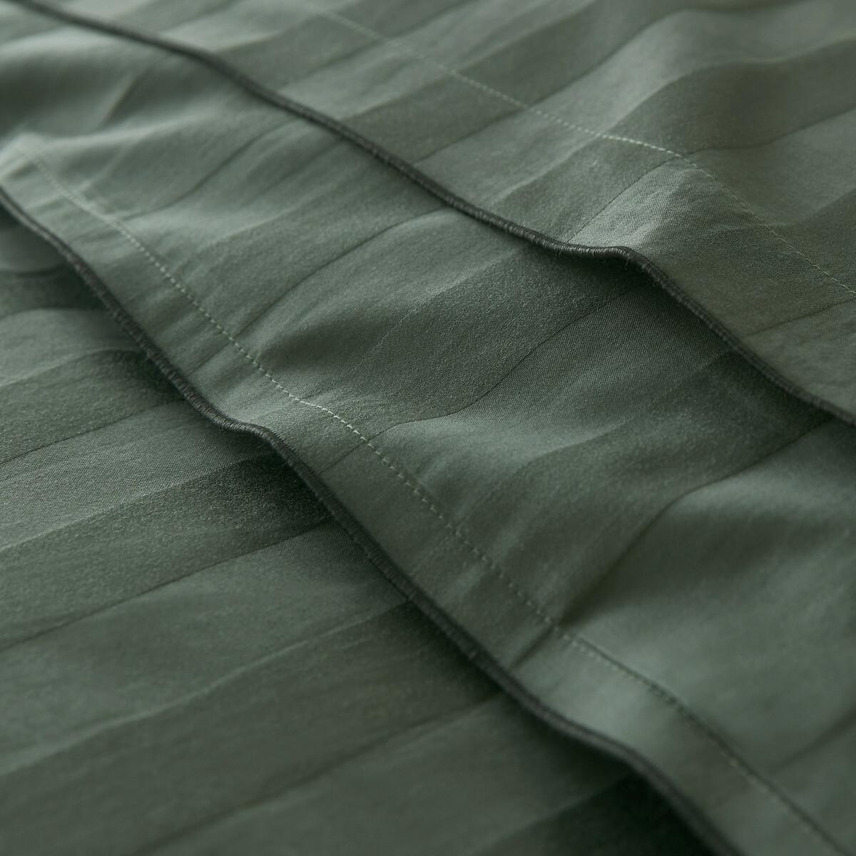 Victor Striped 100% Washed Cotton Satin 300 Thread Count Duvet Cover – image 2