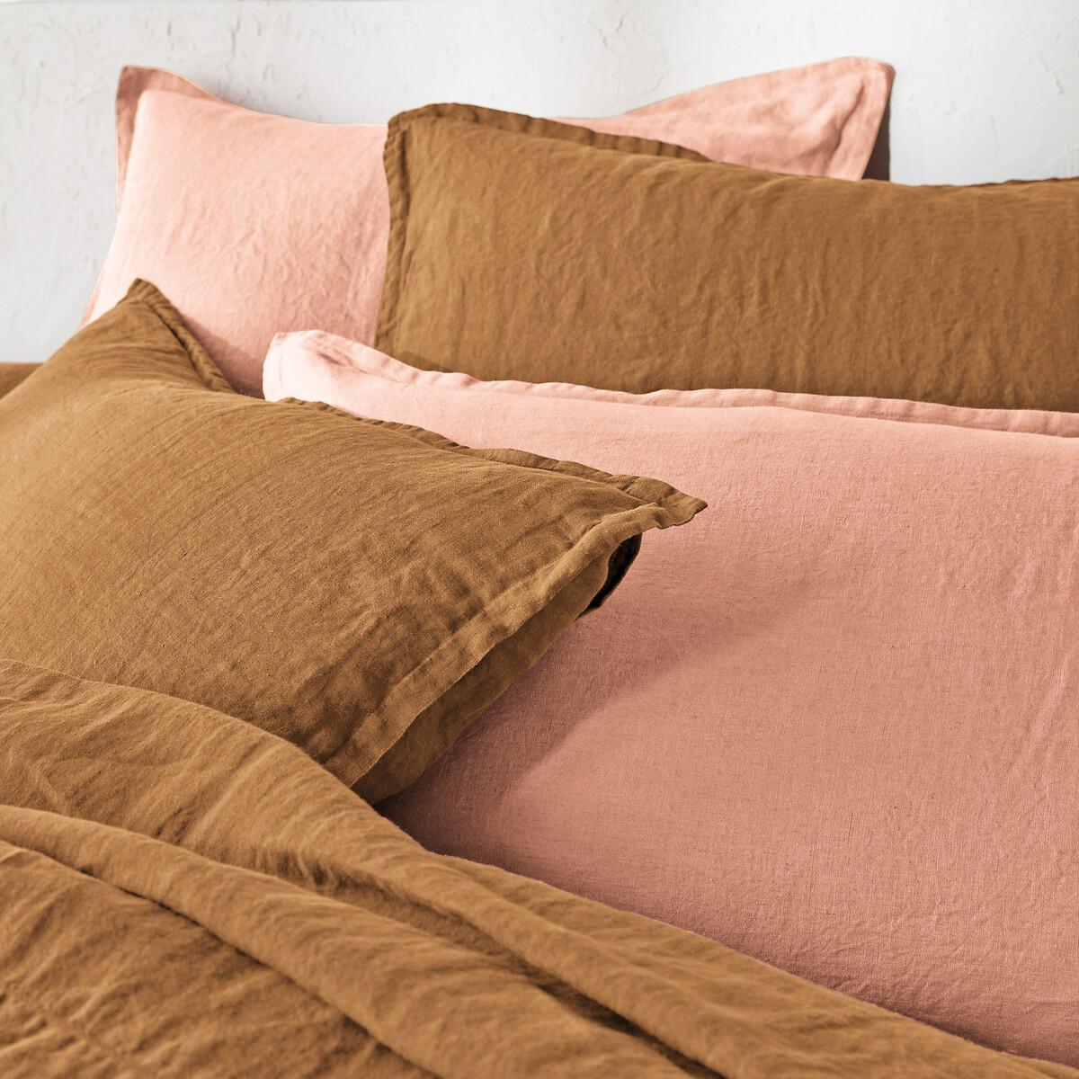 Linot Plain 100% Washed Linen Duvet Cover – image 2