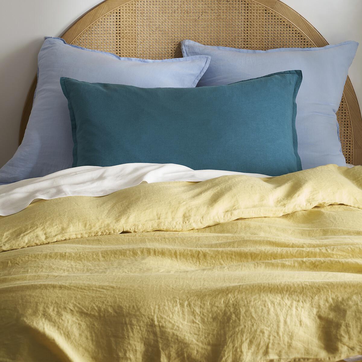 Linot Plain 100% Washed Linen Duvet Cover – image 7