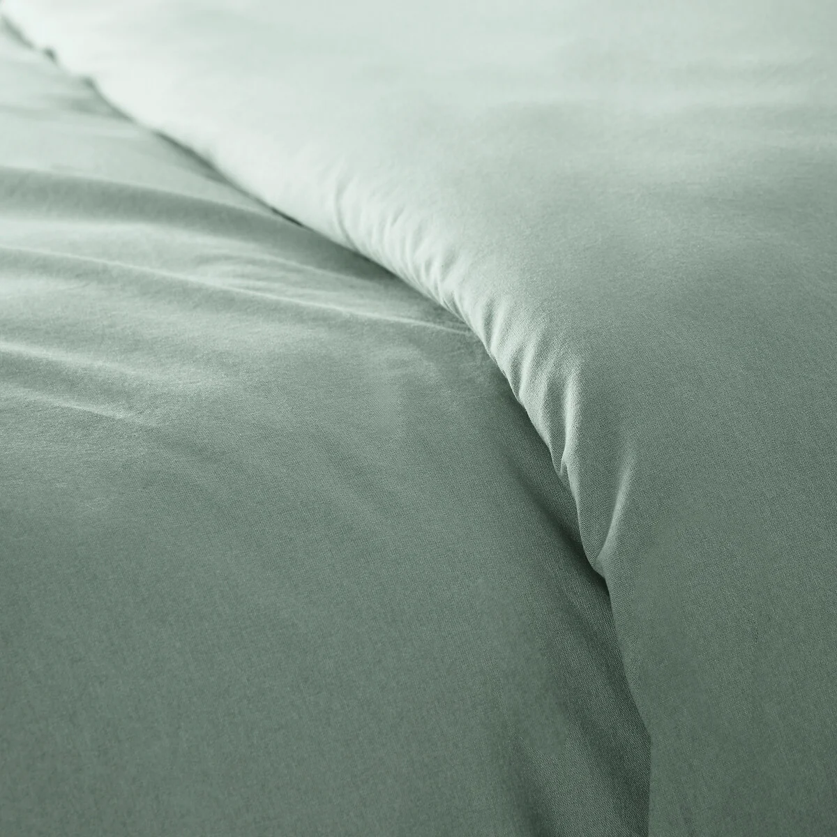 Scenario Plain 100% Washed Cotton Duvet Cover – image 5