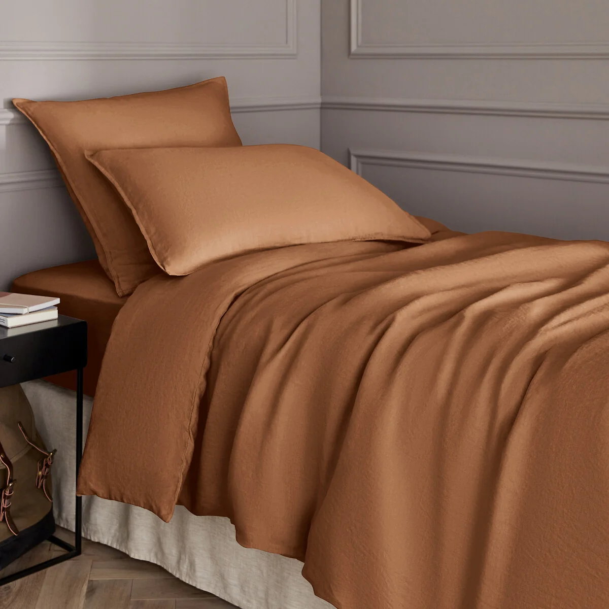 Elina 100% Washed Linen Duvet Cover – image 2