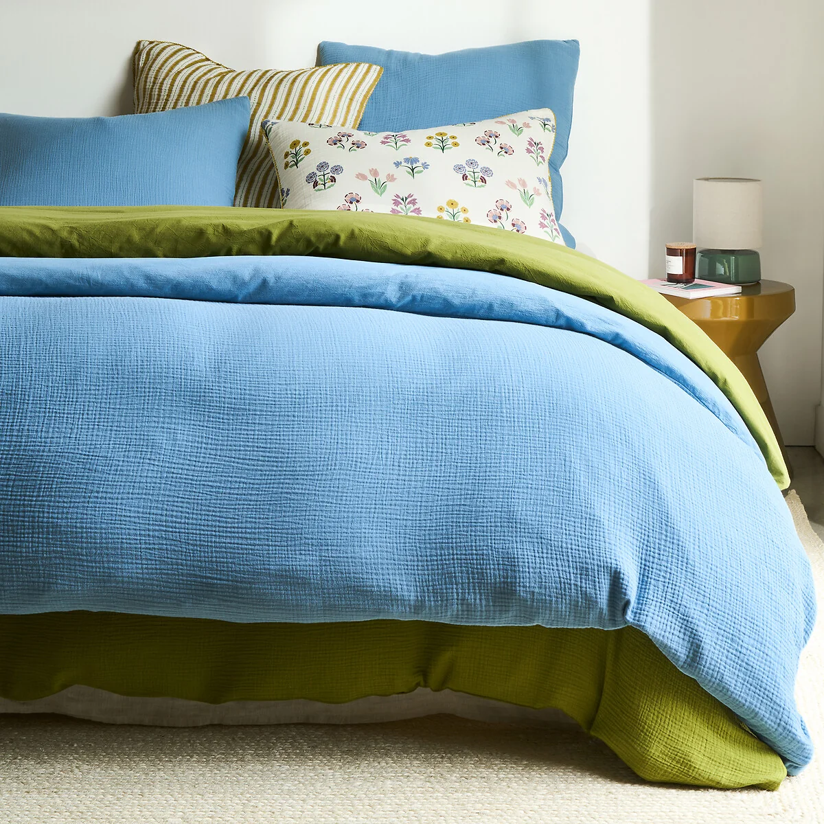 Kumco Duvet Cover in Cotton Muslin/Washed Cotton – image 2