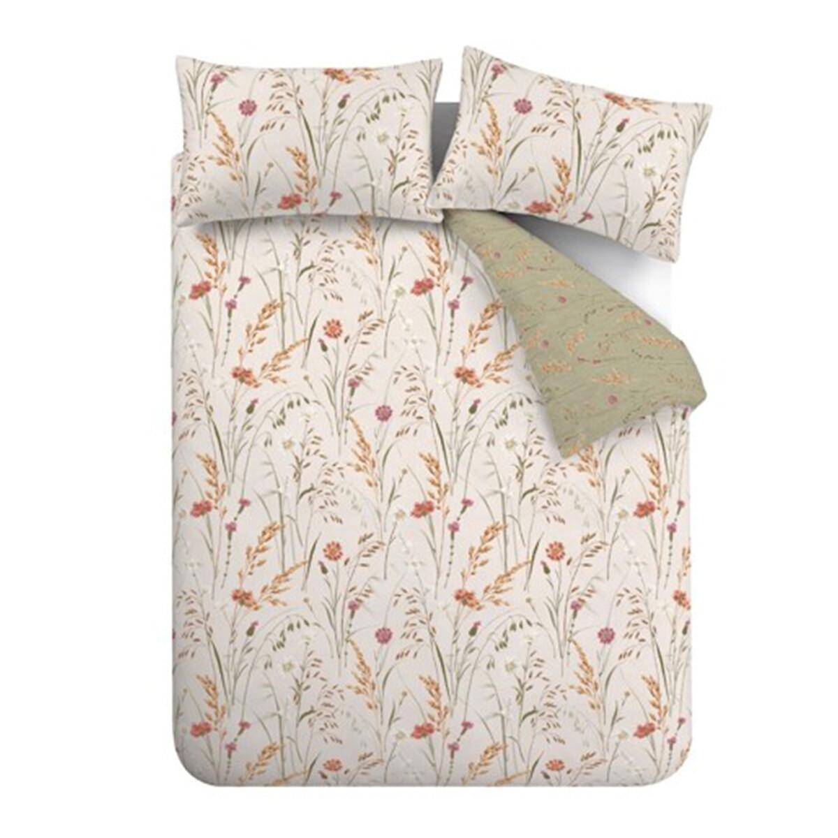 Brushed Grasmere Floral Cotton Reversible Duvet Cover Set – image 2