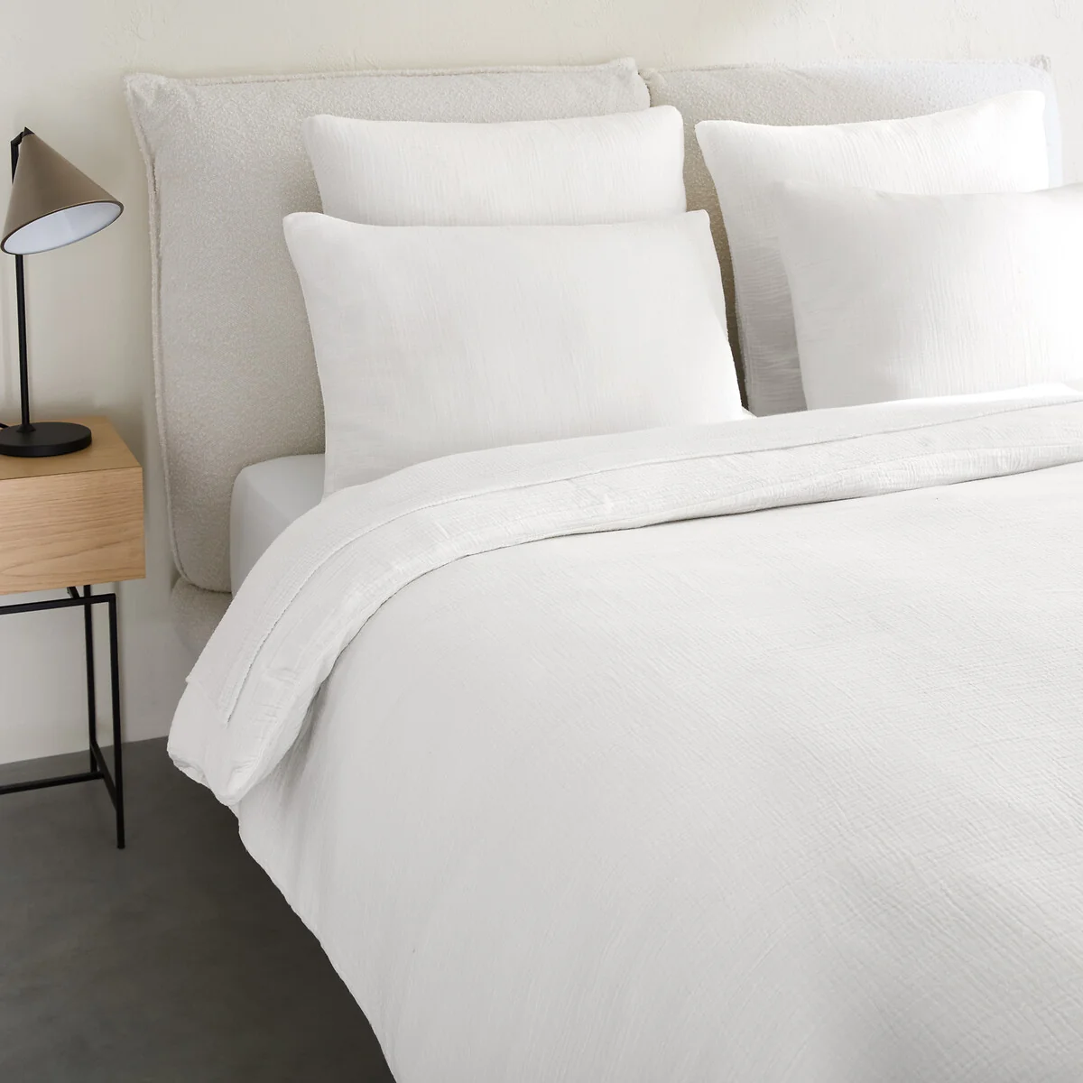 Yafa 100% Organic Cotton Muslin 200 Thread Count Duvet Cover – image 4