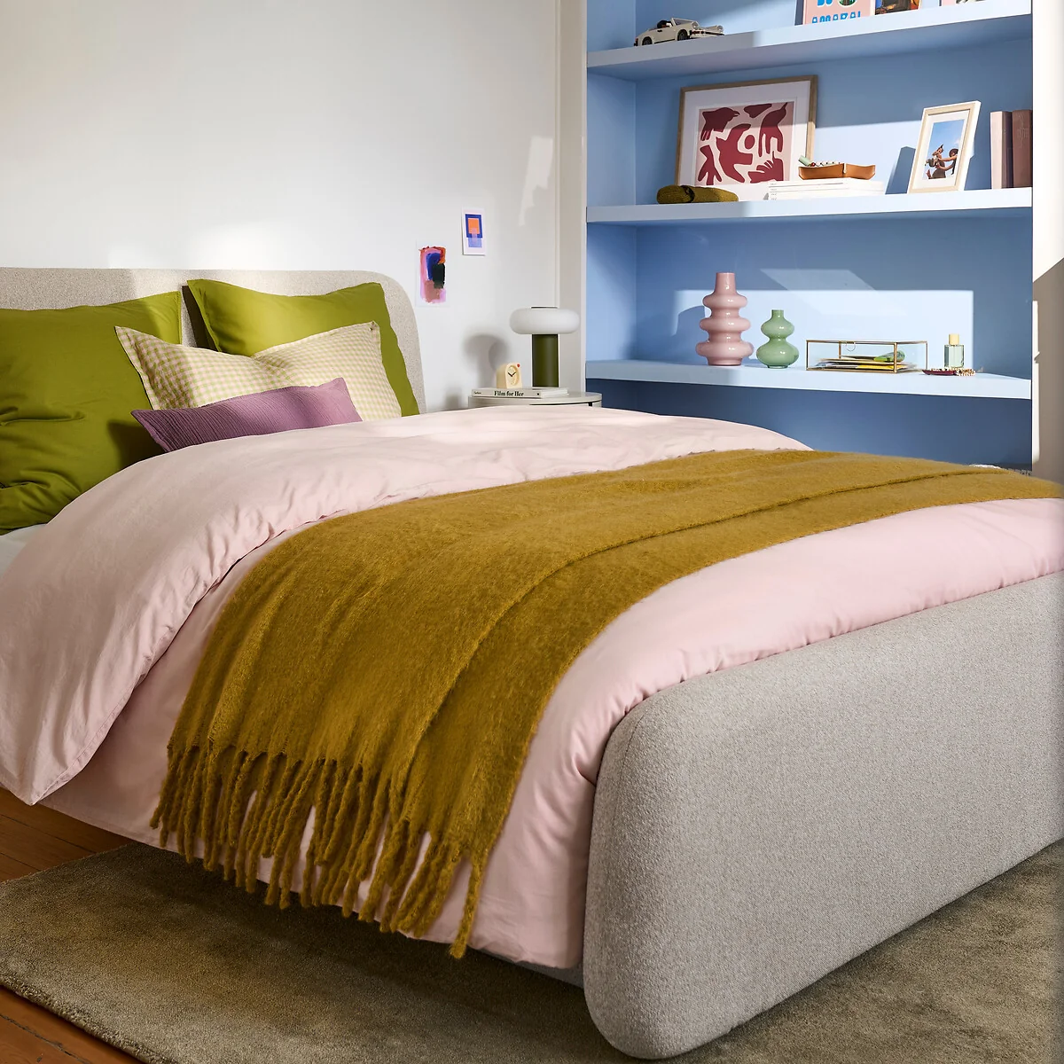 Scenario Plain 100% Washed Cotton Duvet Cover – image 2