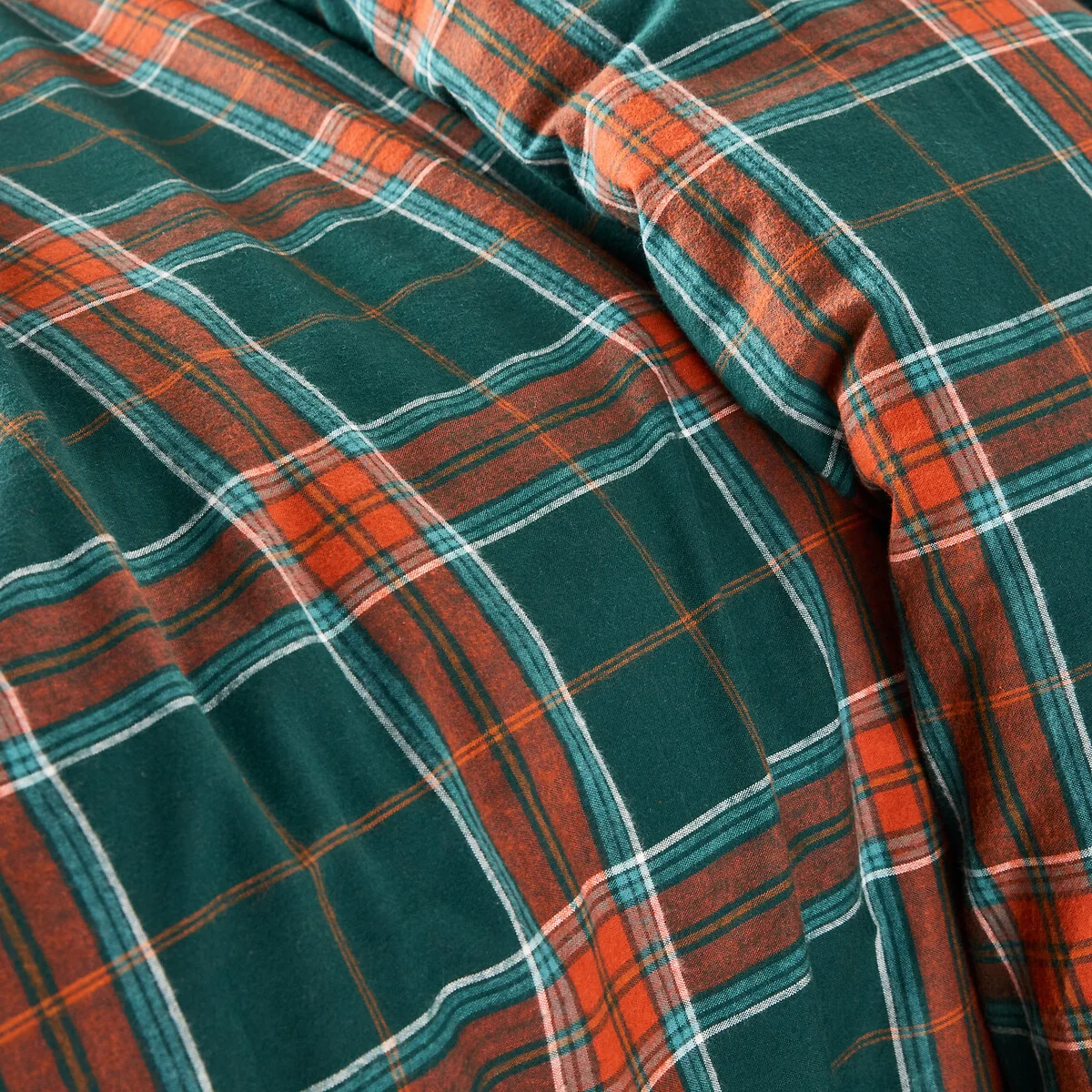 Jorasses Checked Flannel Duvet Cover – image 4