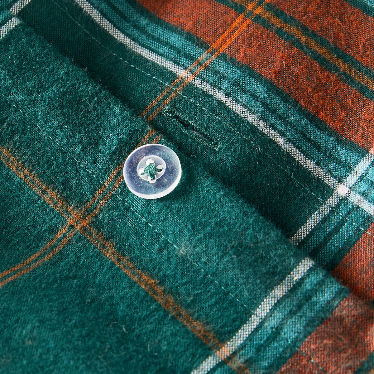 Jorasses Checked Flannel Duvet Cover – image 6
