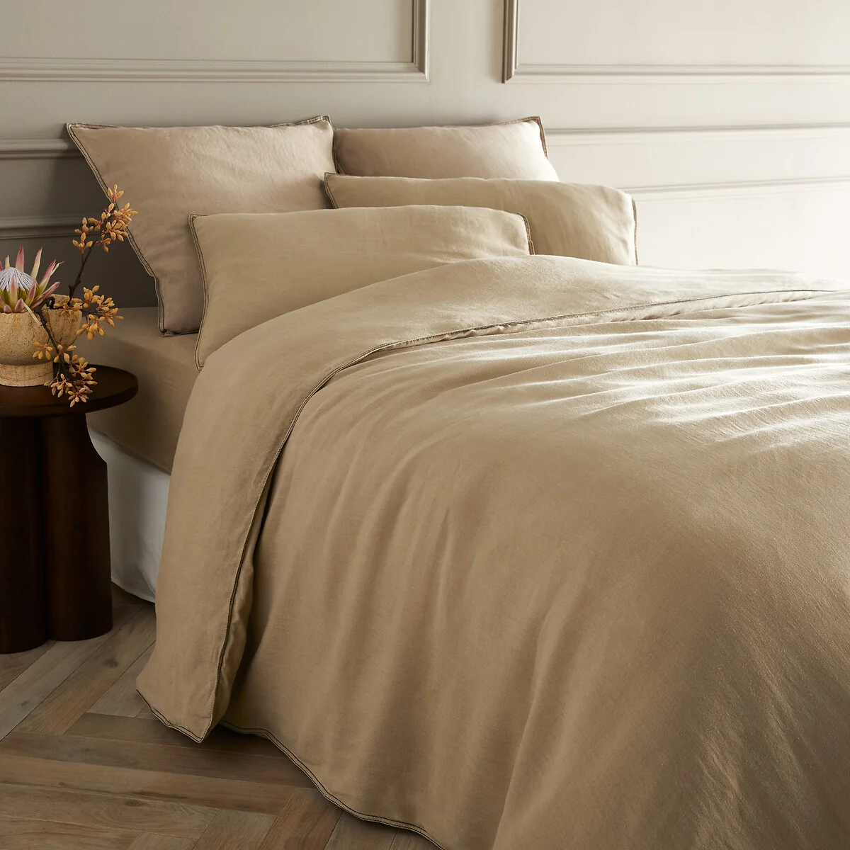 Helm 100% Washed Hemp Duvet Cover – image 1