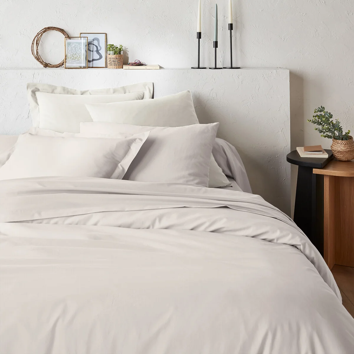 Scenario Plain 100% Organic Cotton Duvet Cover – image 1
