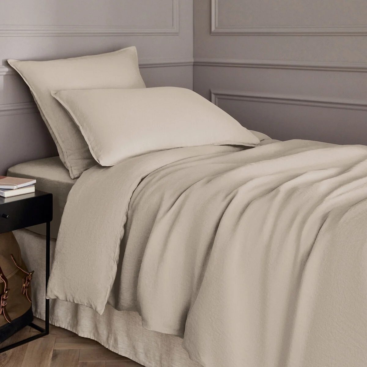 Elina 100% Washed Linen Duvet Cover – image 1