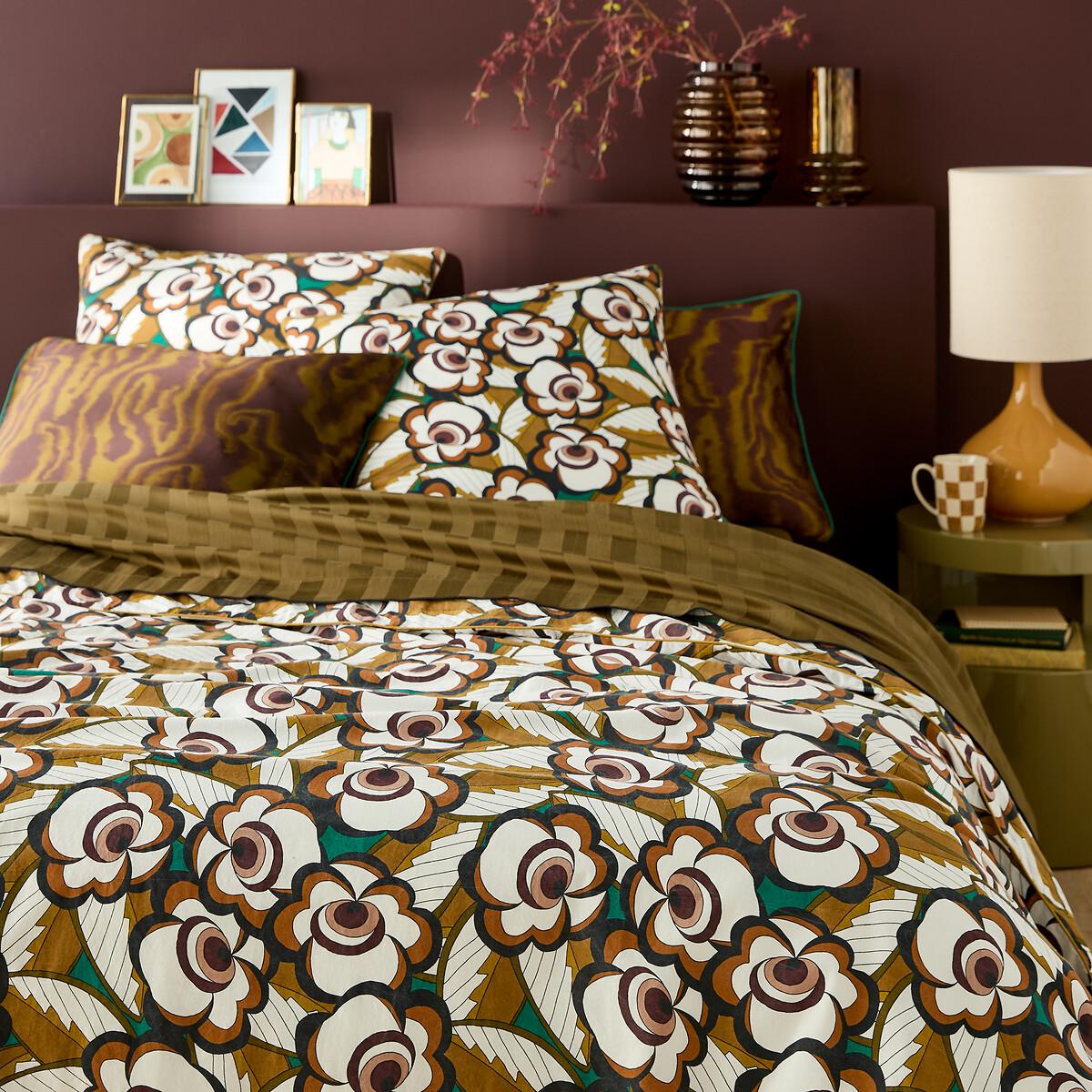 Lozano Graphic Floral 100% Washed Cotton Duvet Cover – image 2