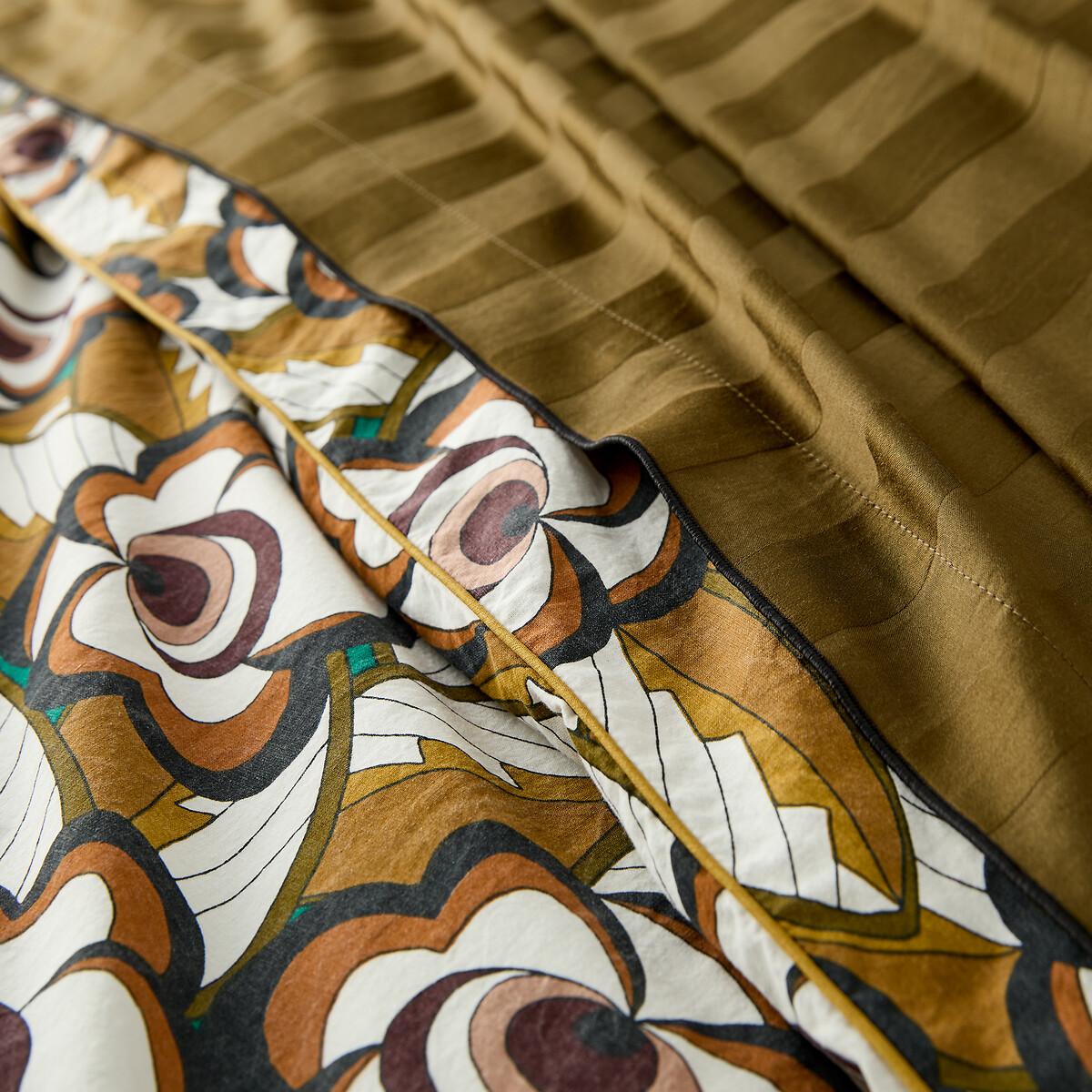 Lozano Graphic Floral 100% Washed Cotton Duvet Cover – image 3