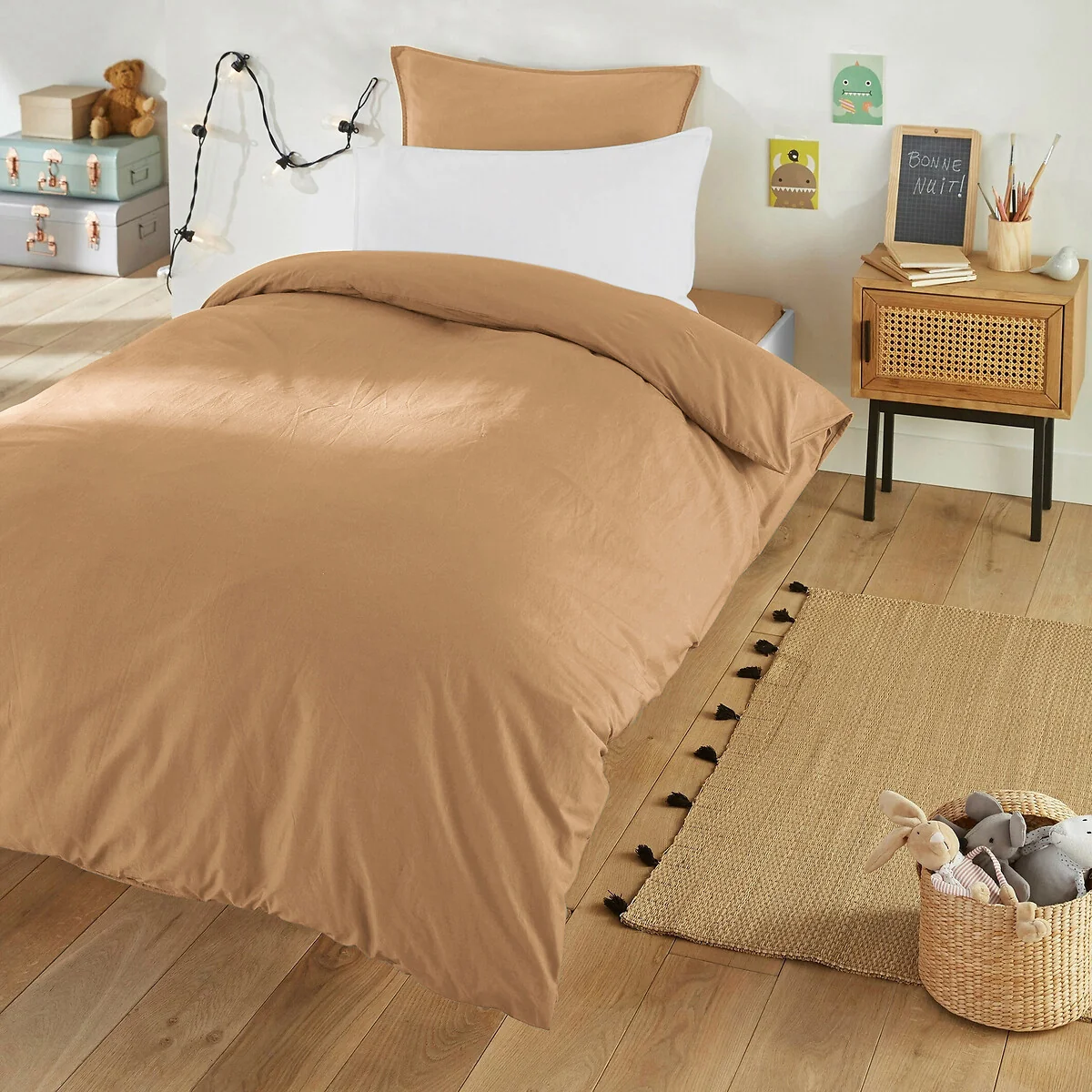 Scenario 100% Washed Cotton Duvet Cover – image 1