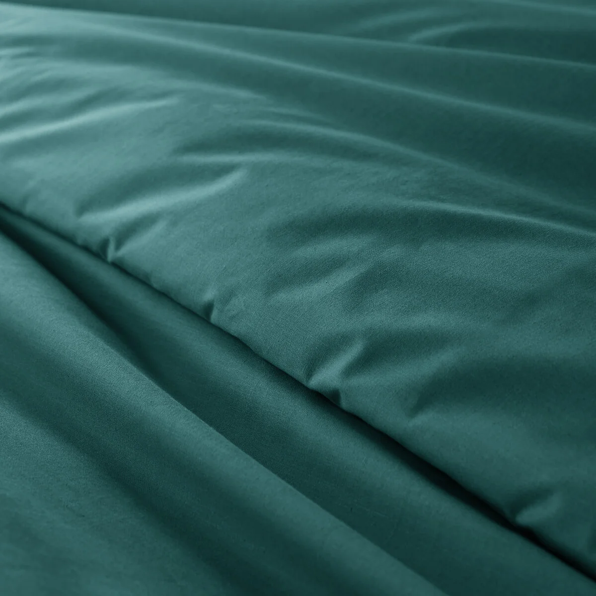 Plain 100% Organic Cotton Percale 200 Thread Count Duvet Cover – image 5