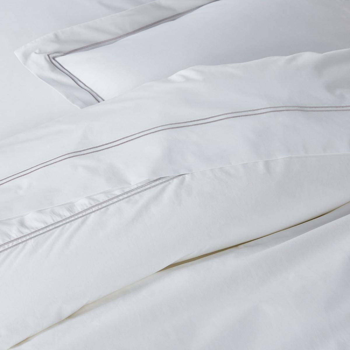 Palace Plain 100% Cotton Percale 200 Thread Count Duvet Cover – image 2