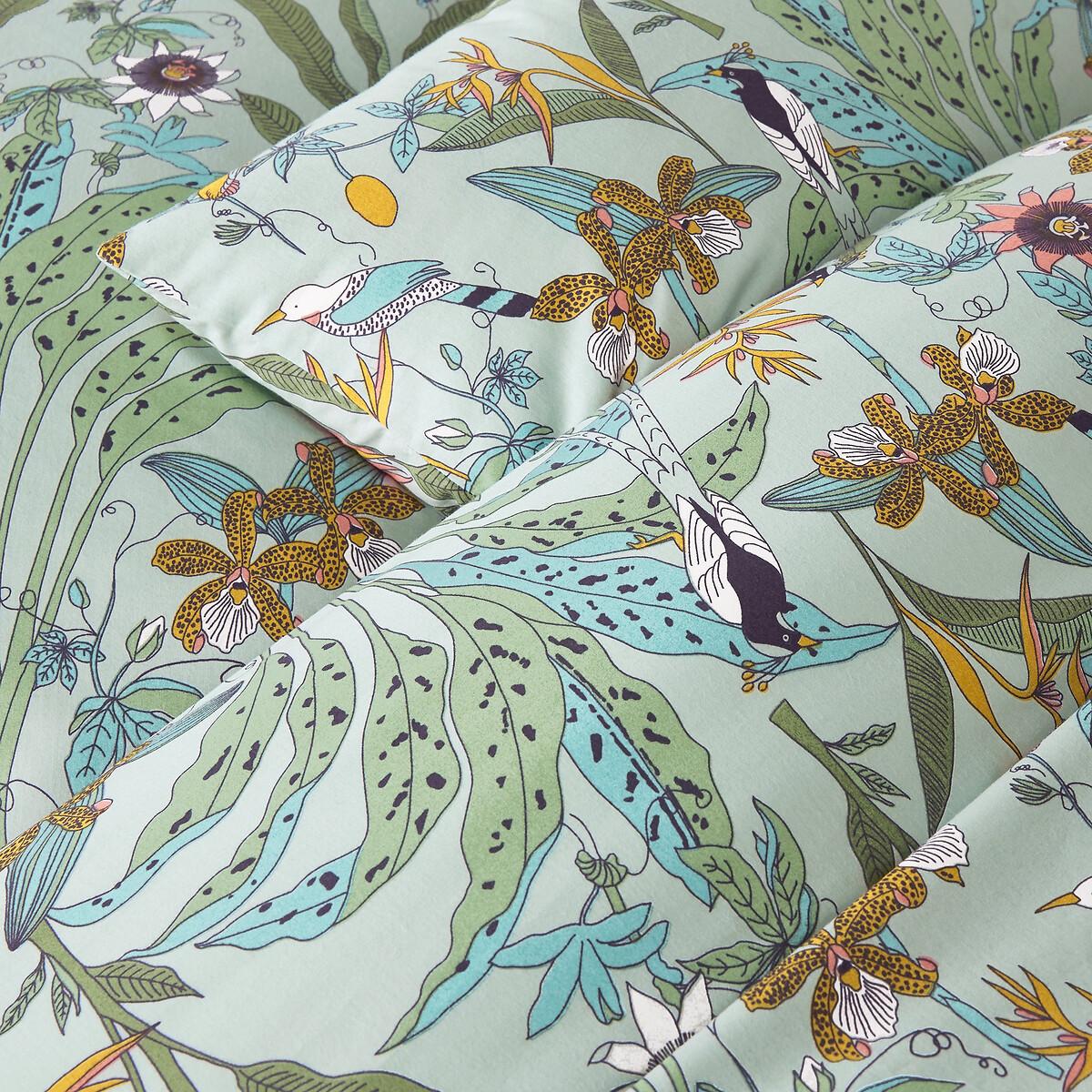 Eden Flower Floral 100% Cotton Percale 200 Thread Count Duvet Cover – image 2