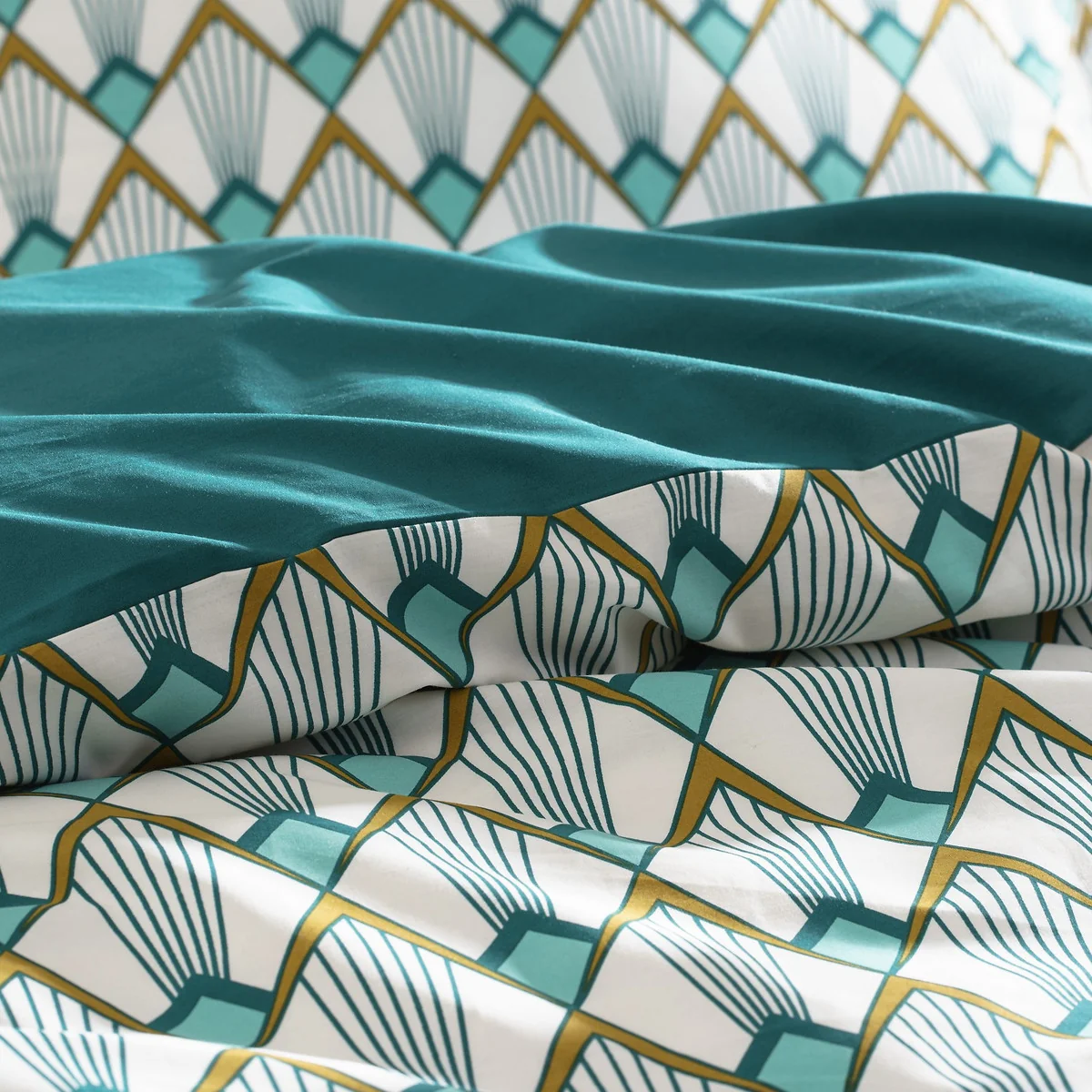 Elisa Cotton Percale Duvet Cover – image 2