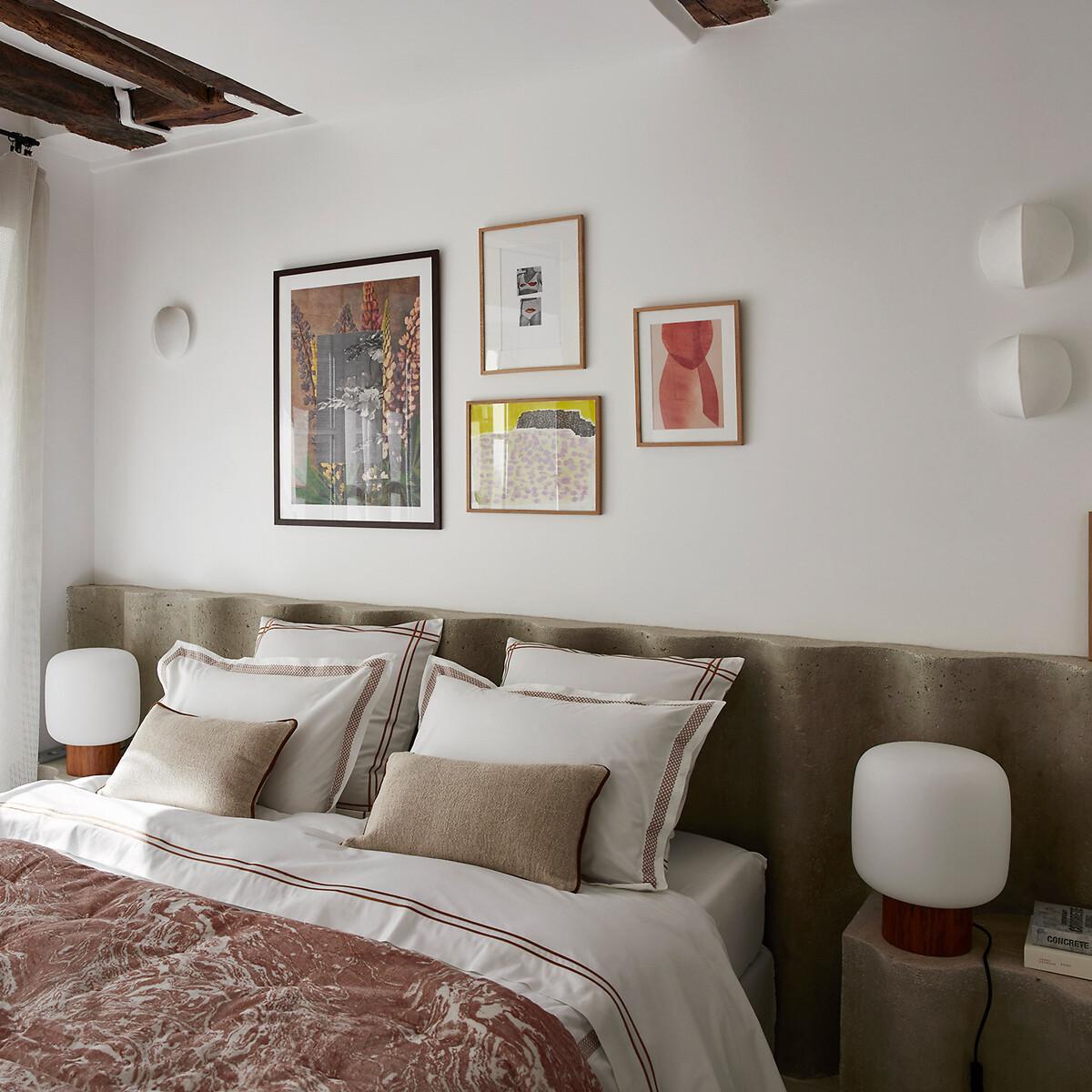 Maella Embroidered 100% Organic Cotton Percale 200 Thread Count Duvet Cover – image 10