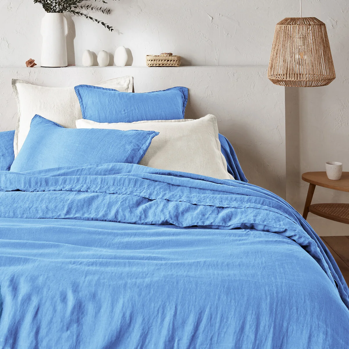 Linot Plain 100% Washed Linen Duvet Cover – image 2