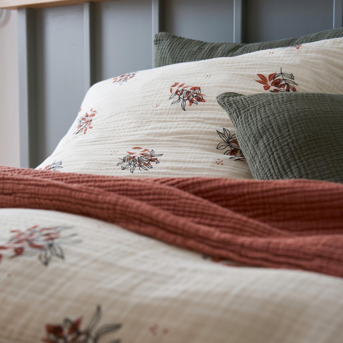 Monceaux Floral 100% Cotton Muslin Duvet Cover – image 2