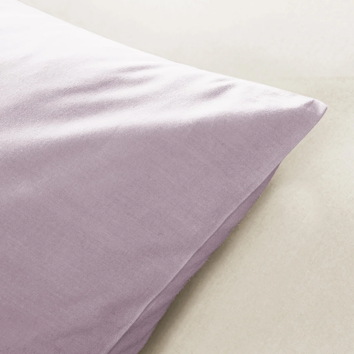 Plain 100% Organic Cotton Percale 200 Thread Count Duvet Cover – image 4