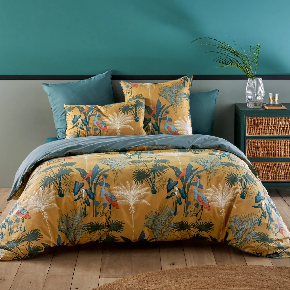Belina Exotic 100% Cotton Duvet Cover – image 1