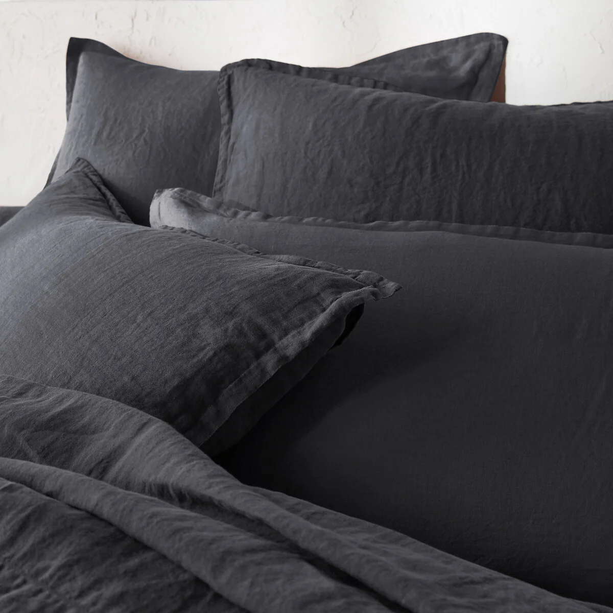 Linot Plain 100% Washed Linen Duvet Cover – image 2
