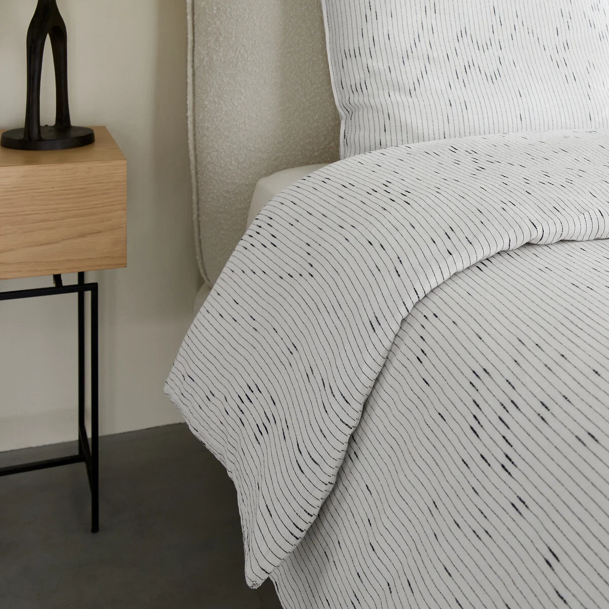 Joselia Washed Linen Blend Duvet Cover – image 4