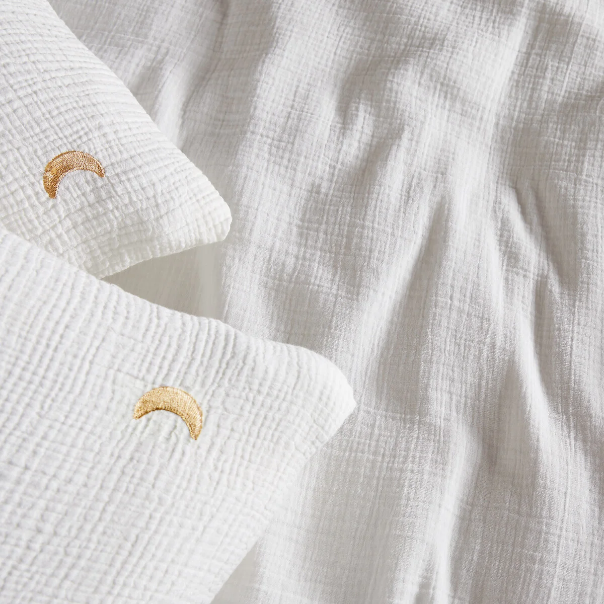 Cuddly Organic Cotton Muslin 250 Thread Count Duvet Cover – image 4