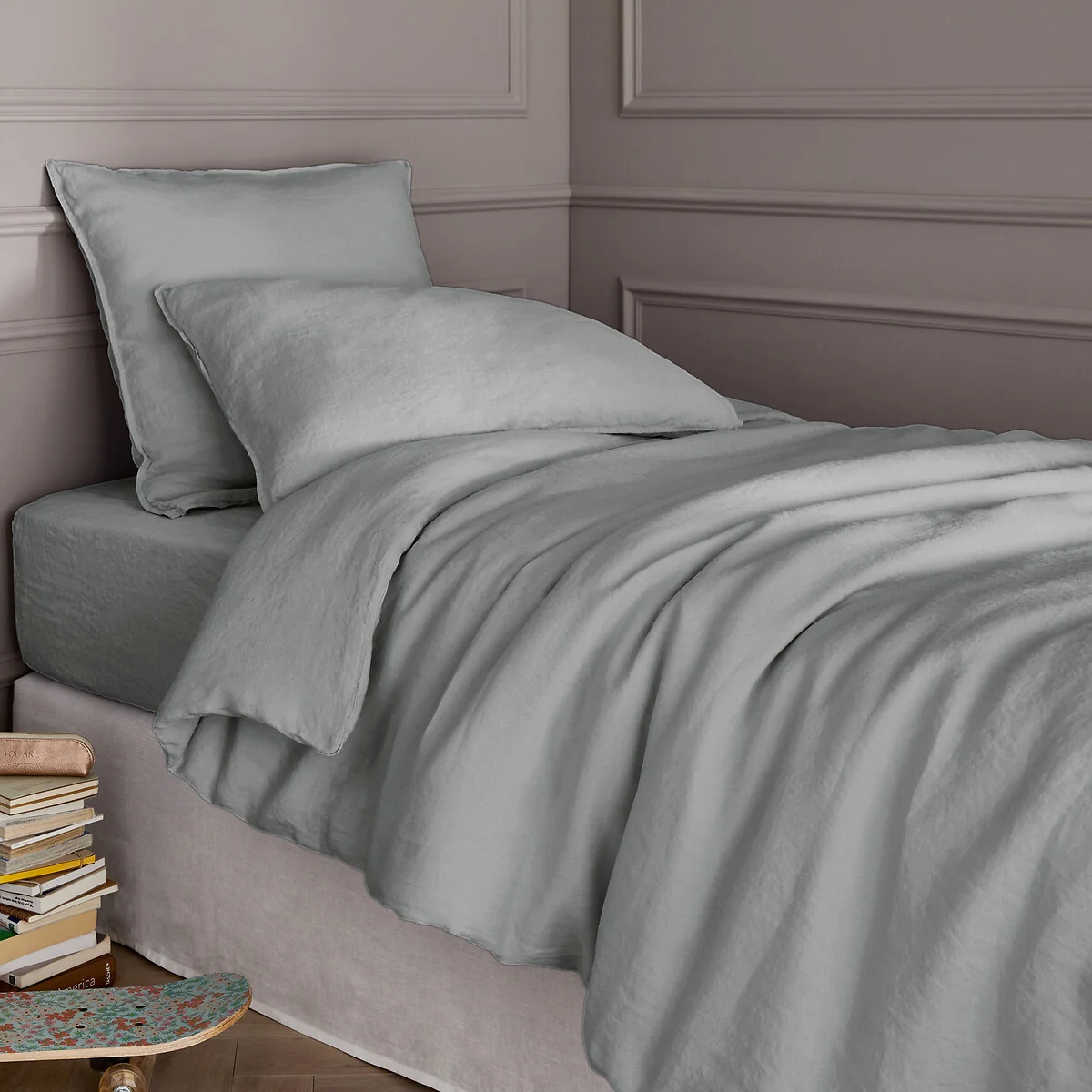 Elina 100% Washed Linen Duvet Cover – image 1