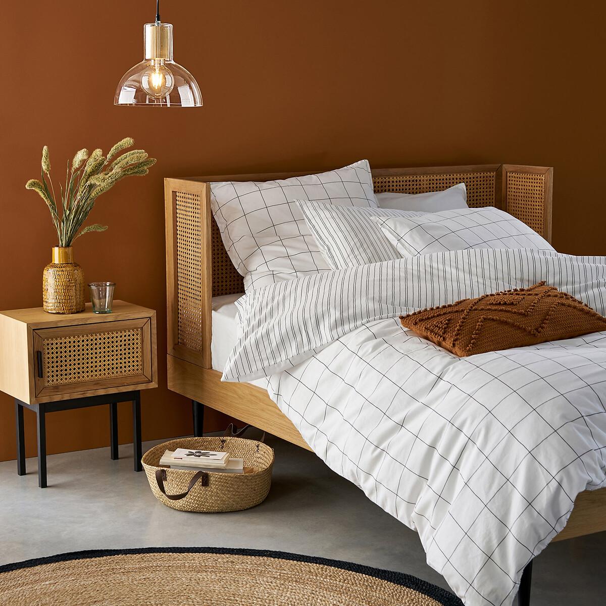 Monille Checked 100% Washed Cotton Reversible Duvet Cover – image 3