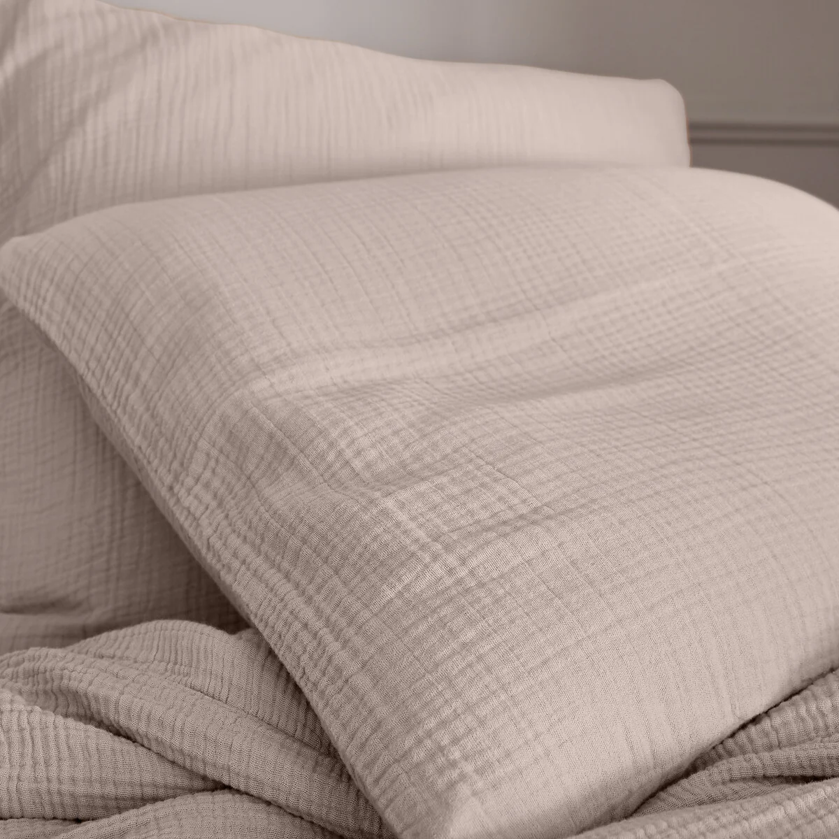 Yafa Organic Cotton Muslin 200 Thread Count Duvet Cover – image 3