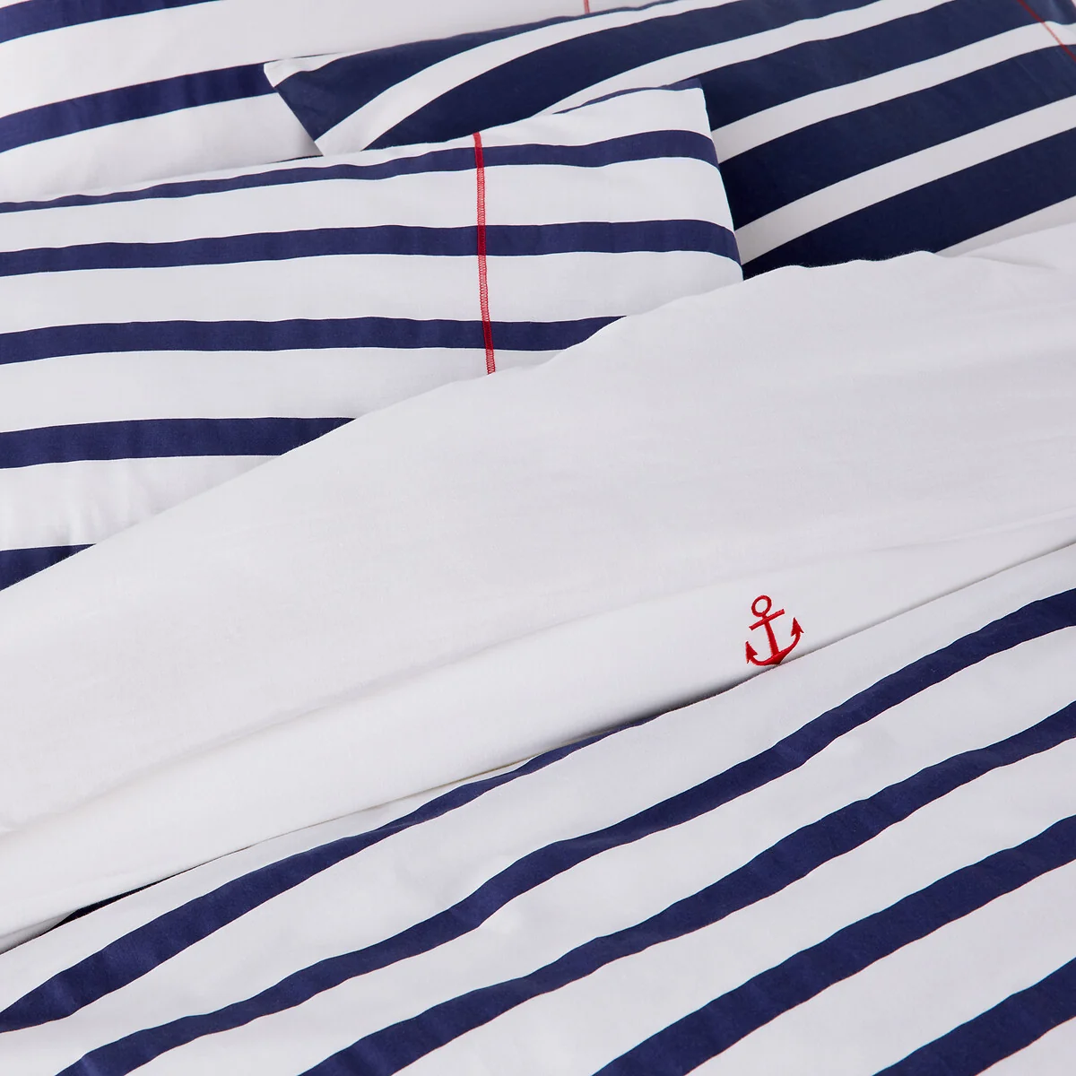 Malo Striped Cotton Duvet Cover – image 2