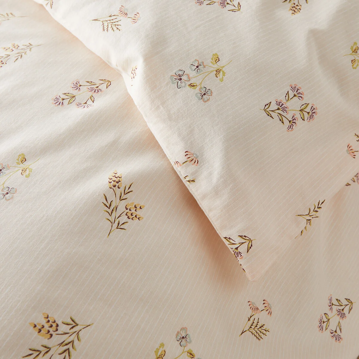 Camomille Floral 50% Recycled Cotton Duvet Cover – image 4