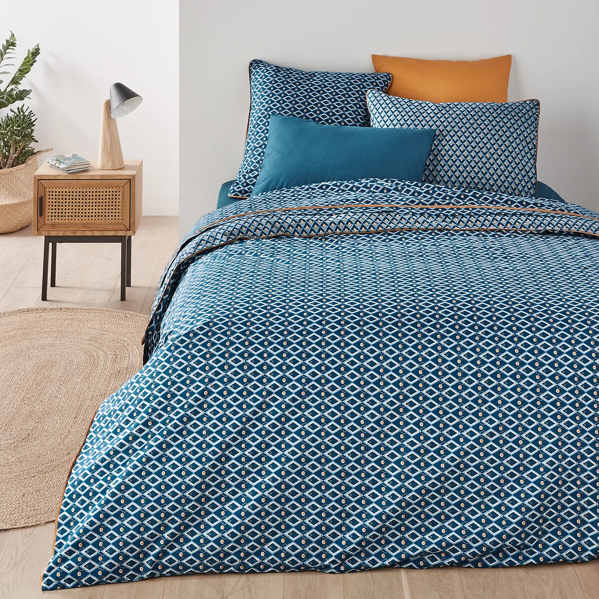 Palazzo Art Deco 100% Cotton Reversible Duvet Cover – image 1