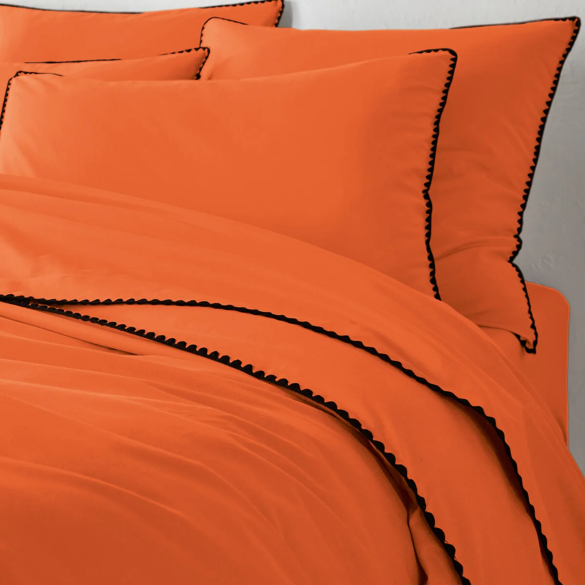 Les Signatures - Merida Embroidered Washed Cotton Duvet Cover – image 5
