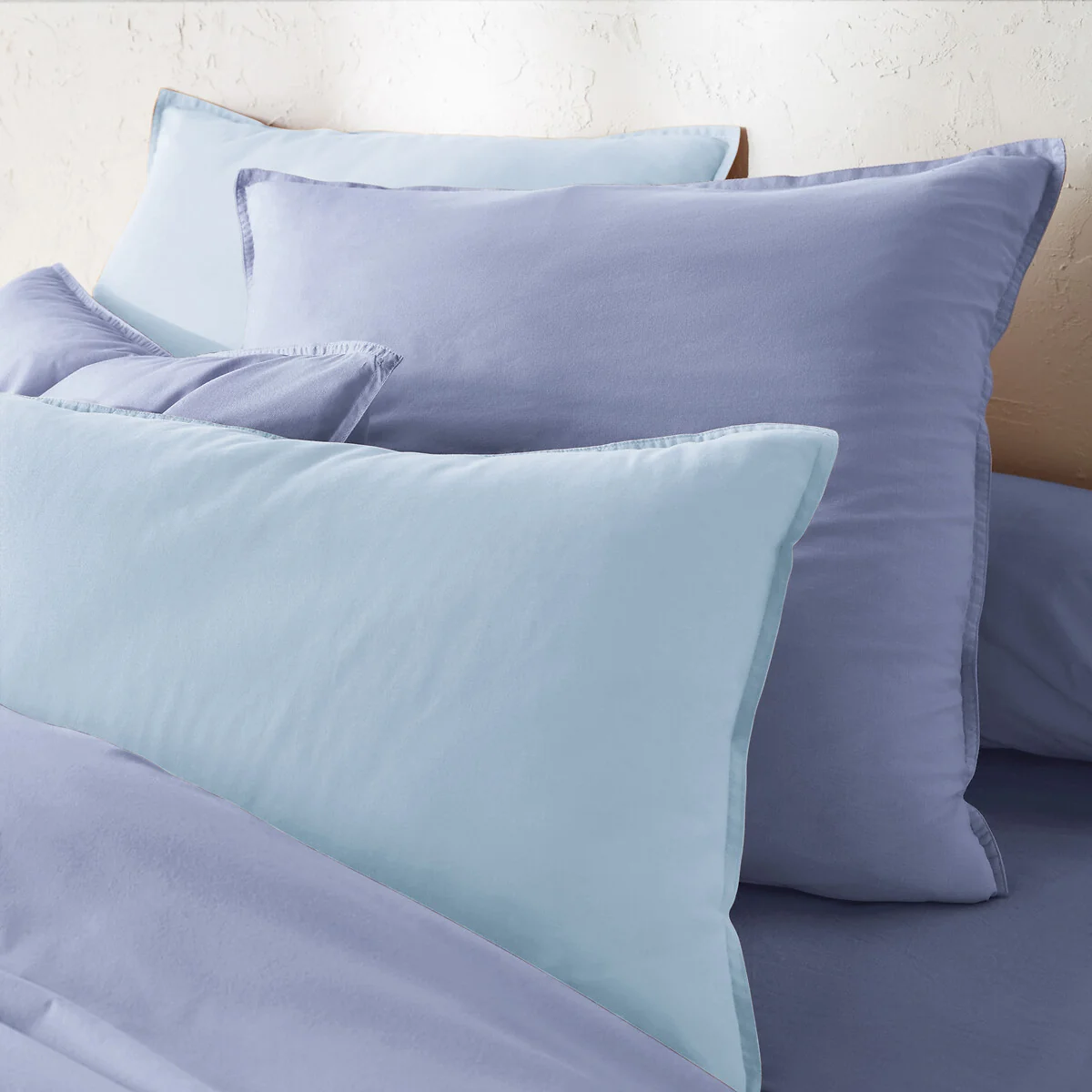 Scenario Plain 100% Washed Cotton Duvet Cover – image 3