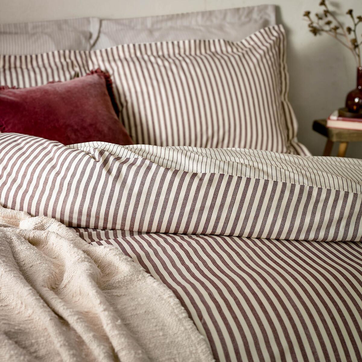 Hebden Mélange Stripe Cotton Duvet Cover Set – image 2